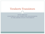 Terahertz Transistors - Oklahoma State University–Stillwater