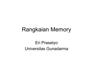 Rangkaian Memory - Official Site of ERI PRASETYO
