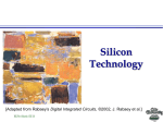 Lecture2 Progres in Silicon Technology
