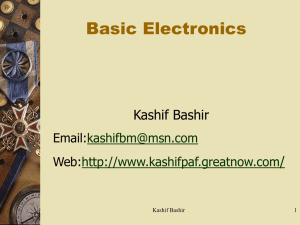 Survey of Electronics - Kashif Bashir