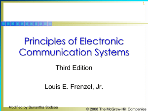 Principles of Electronic Communication Systems