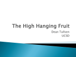The High Hanging Fruit