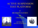 ACTIVE SUSPENSION TEST PLATFORM