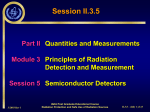 Session II305 Semiconductors - International Atomic Energy Agency