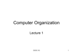 Computer Organization