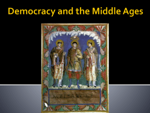 Democracy and the Middle Ages - Oak Park Unified School District