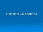 Classical Civilizations