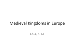 Medieval Kingdoms in Europe