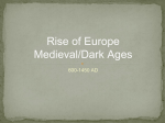 Rise of Europe Middle Ages PowerPoint