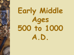 Middle Ages Power Point ch. 13
