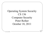 Introduction CS 239 Security for Networks and System