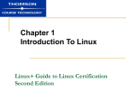 Linux+ Guide to Linux Certification