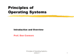 ICS 143 - Introduction to Operating Systems