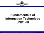 Fundamentals of IT