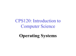 CPS120: Introduction to Computer Science