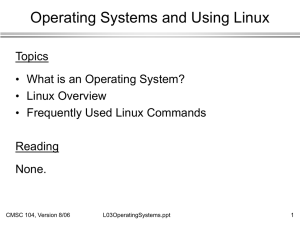 Operating Systems