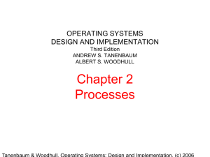 Chapter 2 - Processes