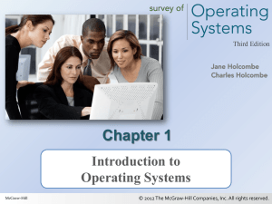 Introduction to Operating Systems