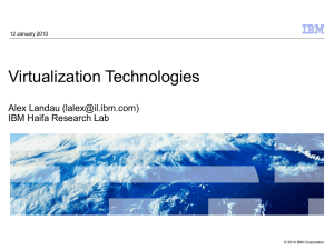 Virtualization Technologies