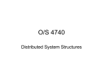 Distributed System Structures