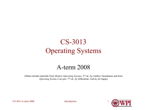 CS-3013 Week 0:- Introduction