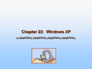 Chapter 22 - Windows XP