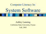 System Software - California State University, Fresno