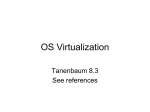 OS Virtualization