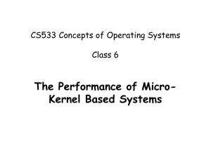 CS533 Concepts of Operating Systems