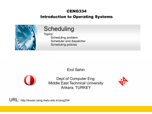 Scheduler - Middle East Technical University