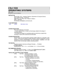 CSci 530 OPERATING SYSTEMS