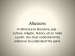 Allusions