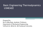 U3MEA02 Basic Engineering Thermodynamics