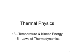 Thermal Physics