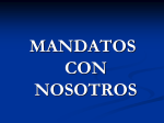 Los mandatos