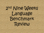 2nd Nine Weeks Language Benchmark Review