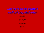 Spanish Stem-Changing Verbs