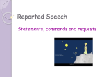 Reported Speech - Сайт natalia