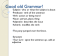 Good old Grammar!