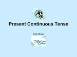 Present Continuous Tense