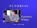 Expository Writing Tutorial