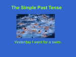 The Simple Past Tense - englishresourcesandlinks