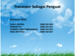 Penguat Sinyal Kecil