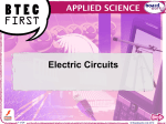 Electric Circuits - AIS IGCSE Science