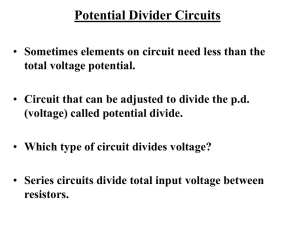 Electrical Sensors - Red Hook Central School Dst