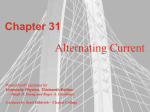 Chapter 31: AC Circuits