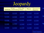 Jeopardy - Physical Science (Pt. 2)