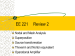 EE 221 Review 1