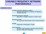 low-pass, high-pass, band-pass VARIABLE