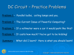 DC Circuits